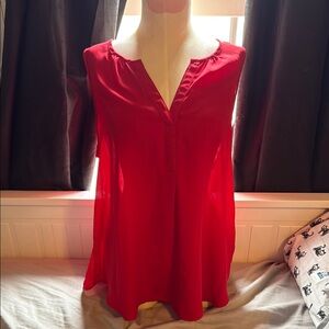 Elegant Red Women's Top